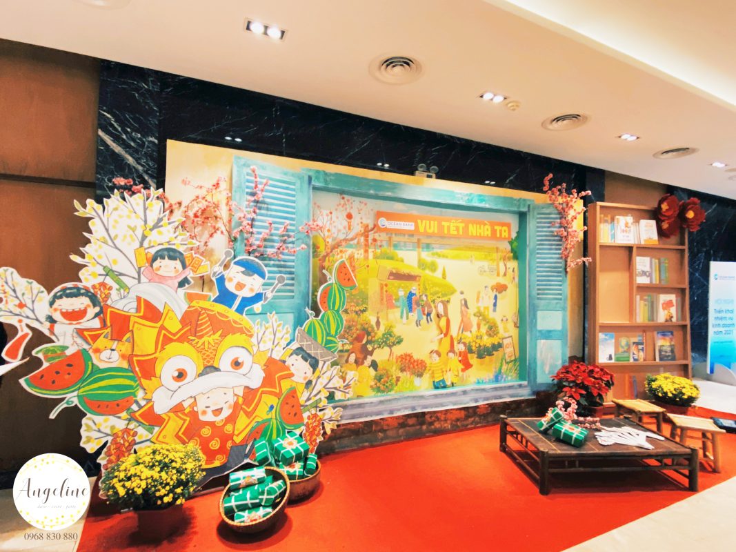 TRANG TRÍ TẾT 2023 TẠI OCEAN BANK