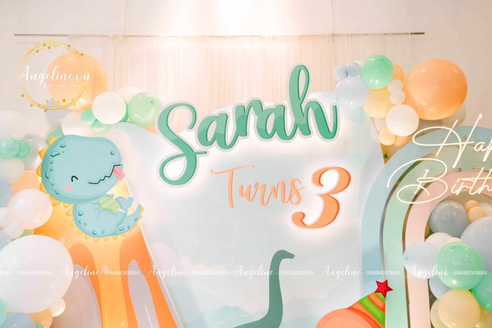 trang tri sinh nhat be sarah 2