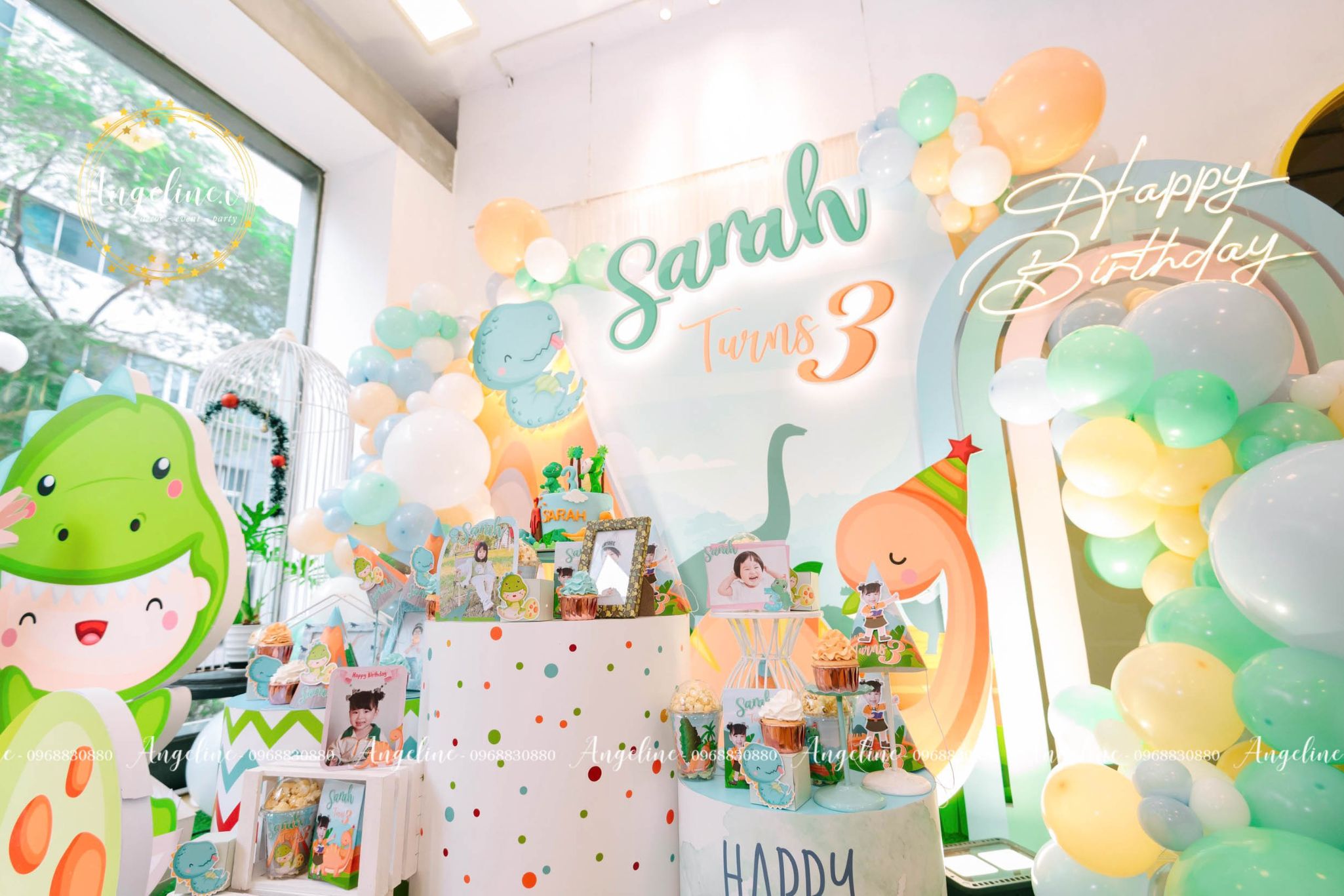 trang trí sinh nhật bé gái