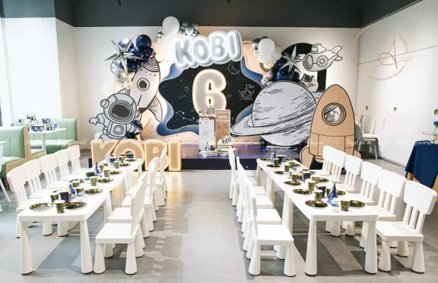 8 GỢI Ý CÁCH TRANG TRÍ SINH NHẬT CHO BÉ YÊU Trang tri sinh nhat chu de khong gian