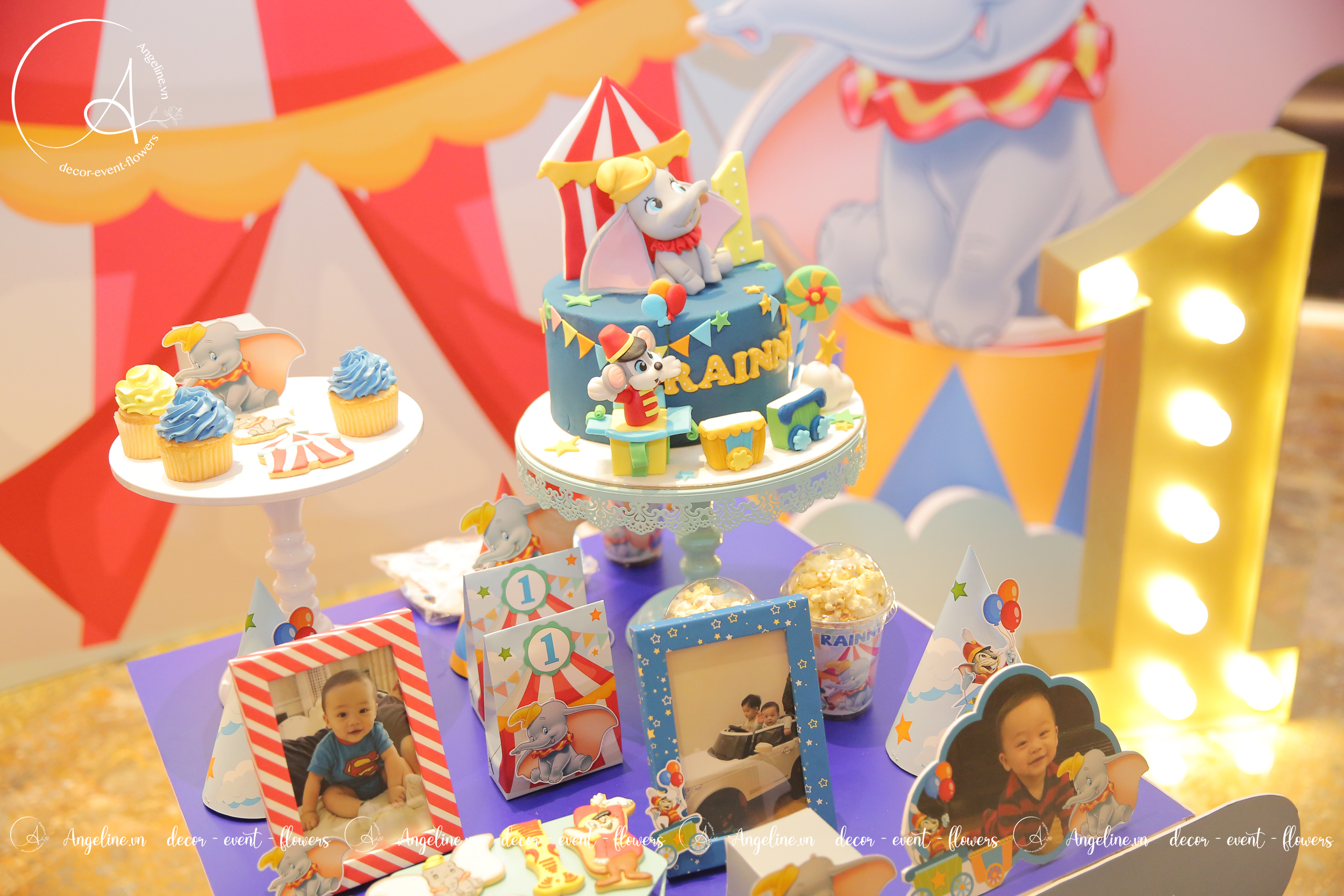 trang tri sinh nhat chu de rap