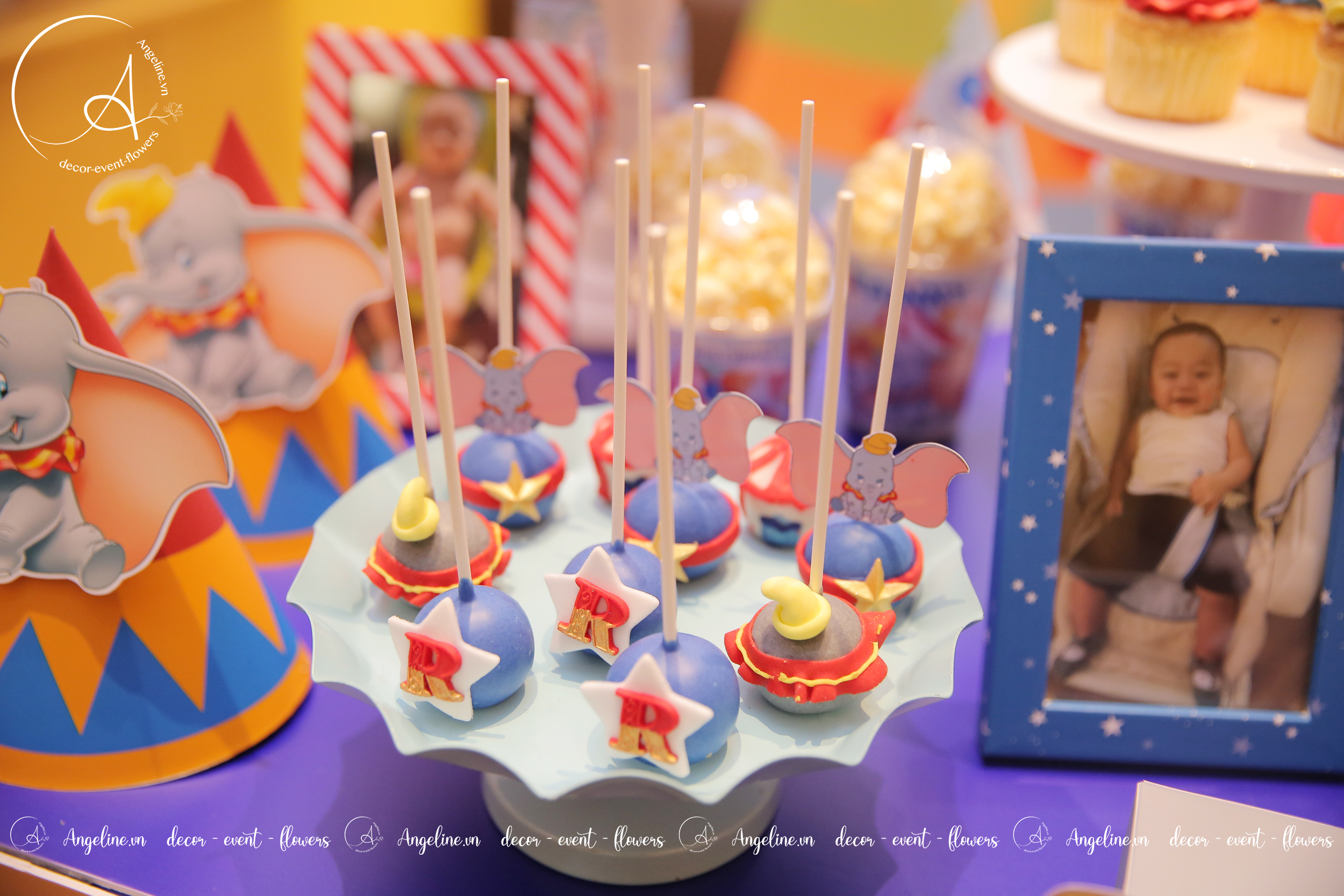 trang tri sinh nhat chu de rap