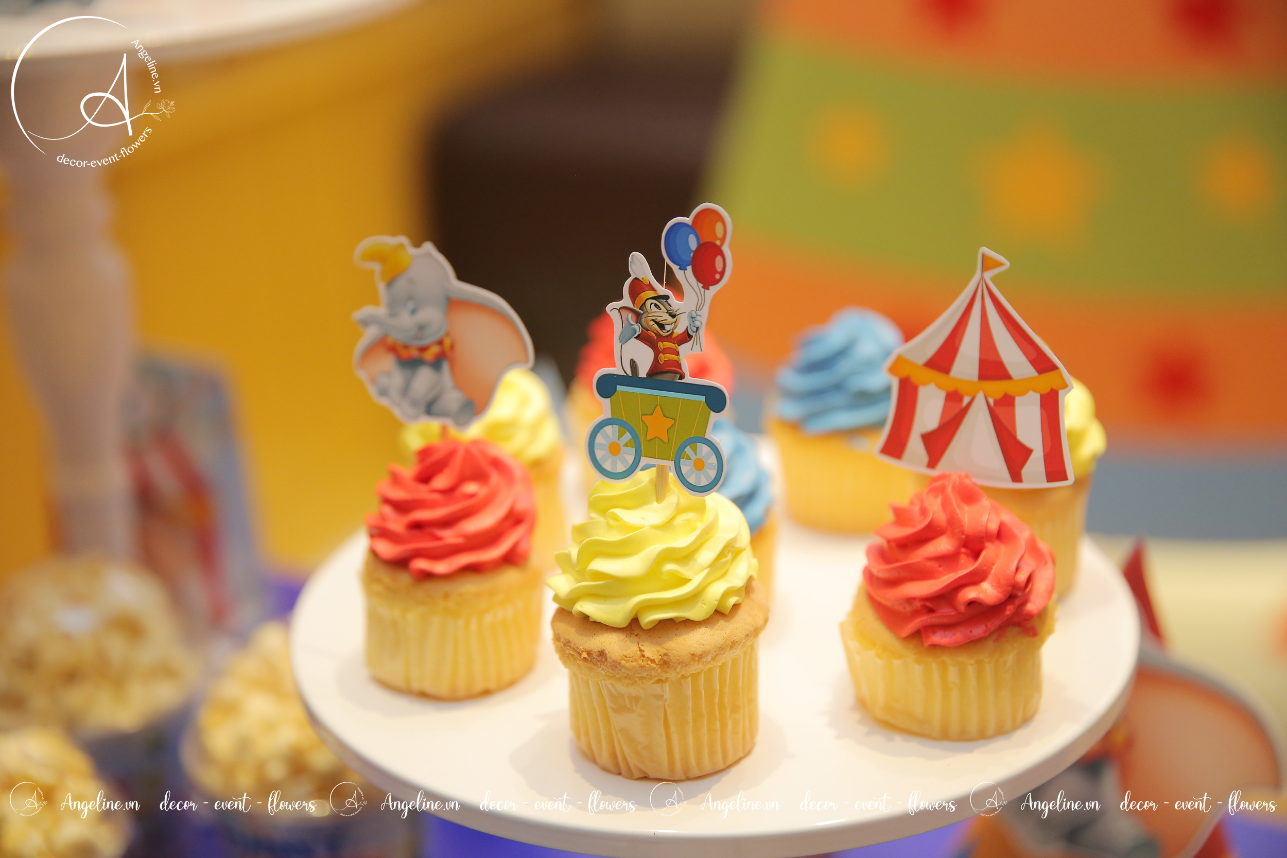 trang tri sinh nhat chu de rap