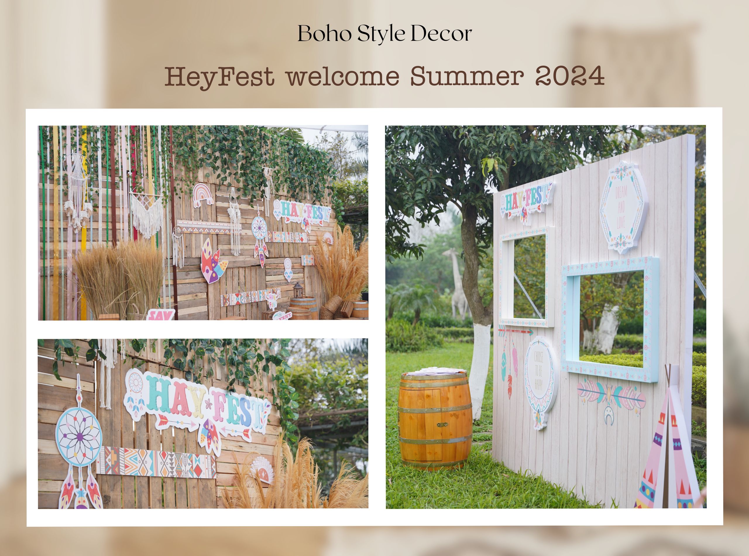 Trang Trí Lễ Hội Concept Boho: Sự Hòa Quyện Giữa Sắc Màu và Tự Do