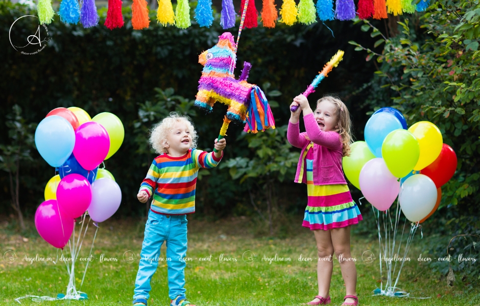 Pinata - Trò chơi đập kẹo trong bữa tiệc sinh nhật của bé Cách chơi Pinata