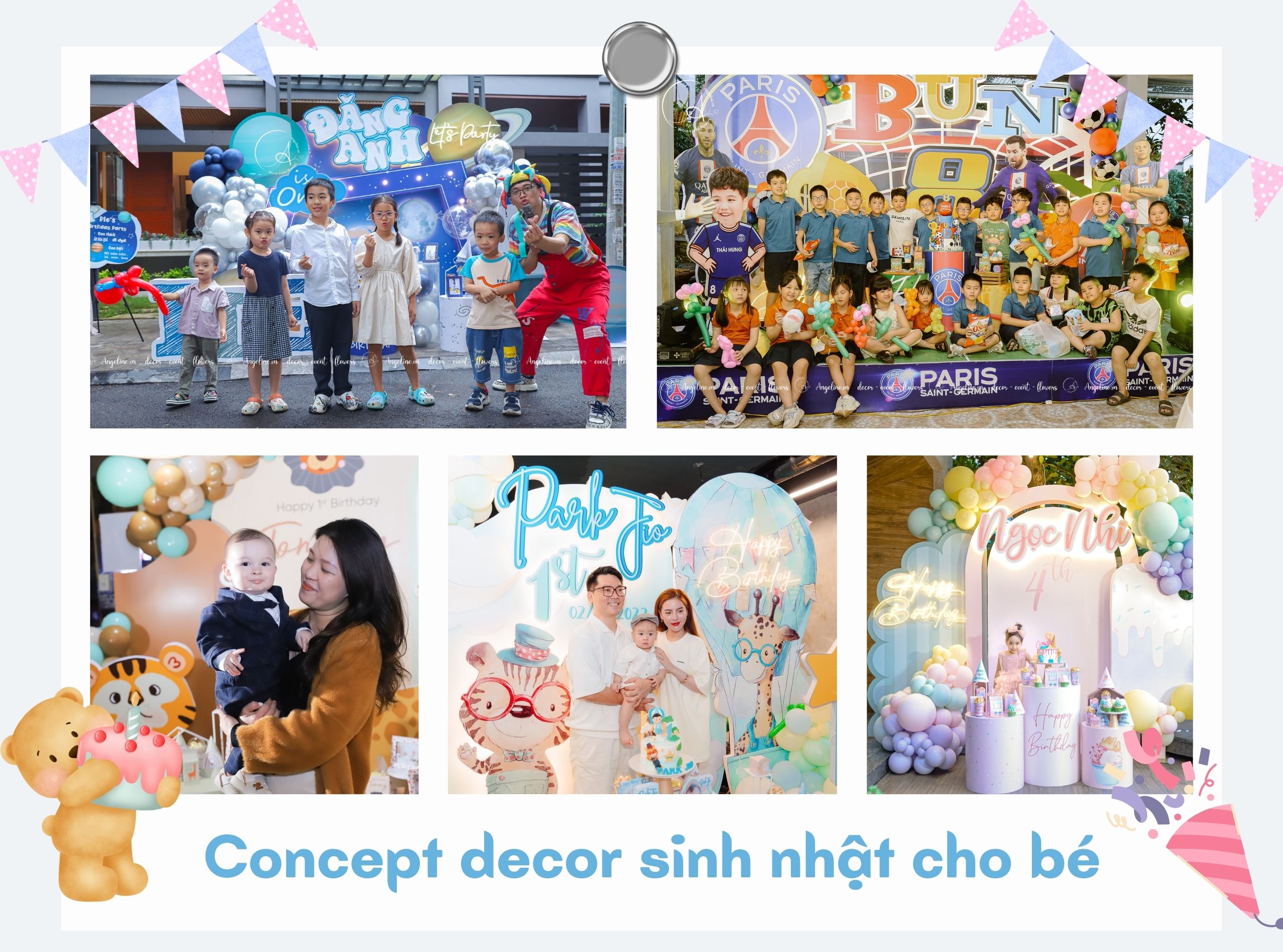 50+ Concept decor sinh nhật cho bé ý nghĩa & độc đáo tại Angeline 50+ Concept decor sinh nhật cho bé ý nghĩa & độc đáo tại Angeline