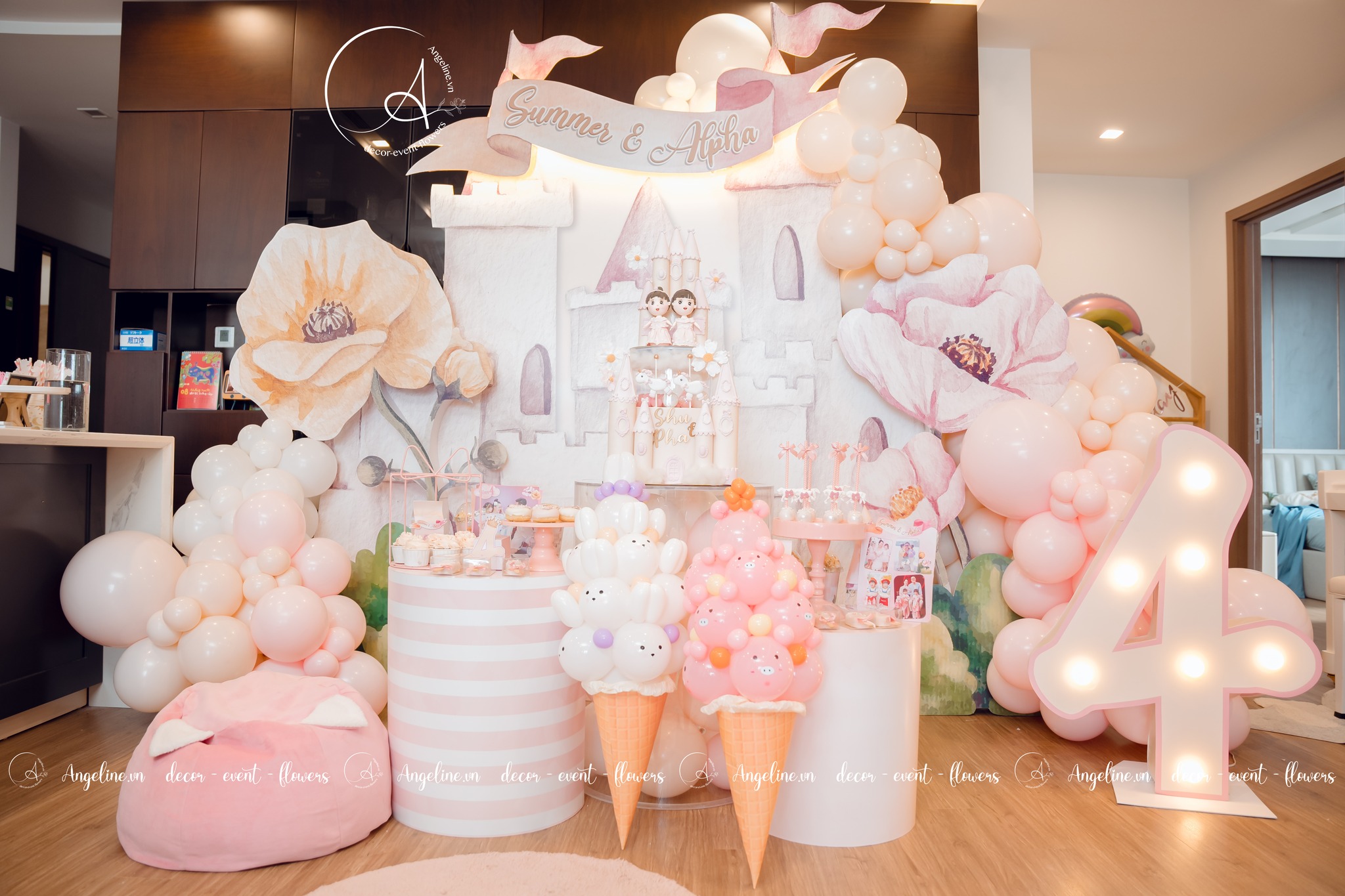 trang trí tổ chức sinh nhật tại nhà