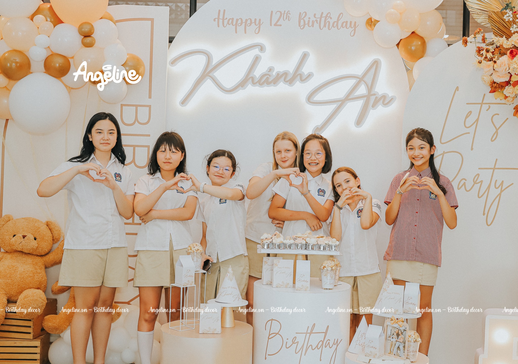 Sinh Nhật Bé Gái Chủ Đề Gấu Teddy - Khánh An 12 Tuổi Sinh Nhật Bé Gái Chủ Đề Gấu Teddy - Khánh An 12 Tuổi