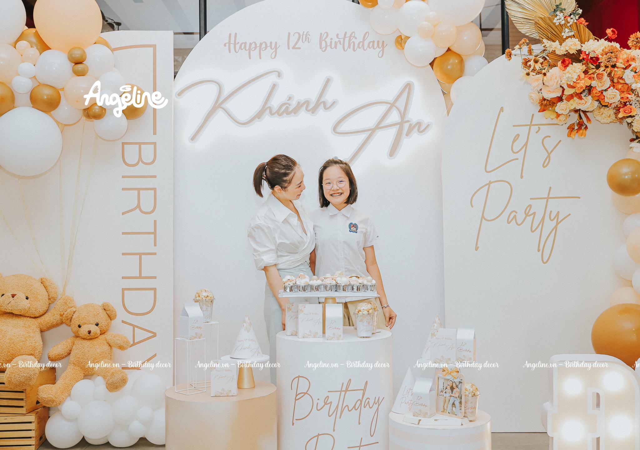 Sinh Nhật Bé Gái Chủ Đề Gấu Teddy - Khánh An 12 Tuổi Sinh Nhật Bé Gái Chủ Đề Gấu Teddy - Khánh An 12 Tuổi