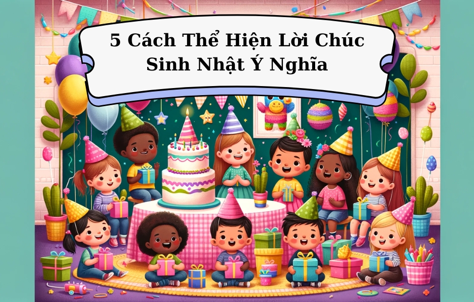 5 Cách Thể Hiện Lời Chúc Sinh Nhật Ý Nghĩa