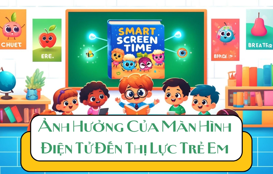 Ảnh Hưởng Của Màn Hình Điện Tử Đến Thị Lực Trẻ Em