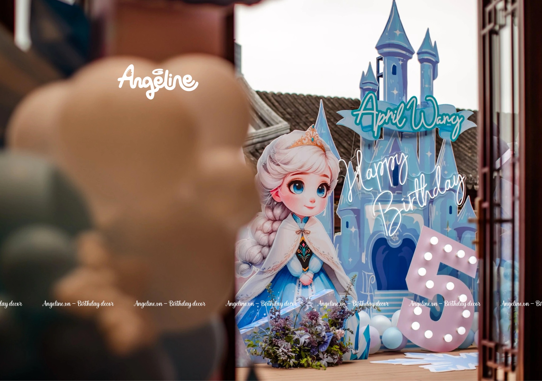 Ảnh decor tiệc sinh nhật bé Apil Wang