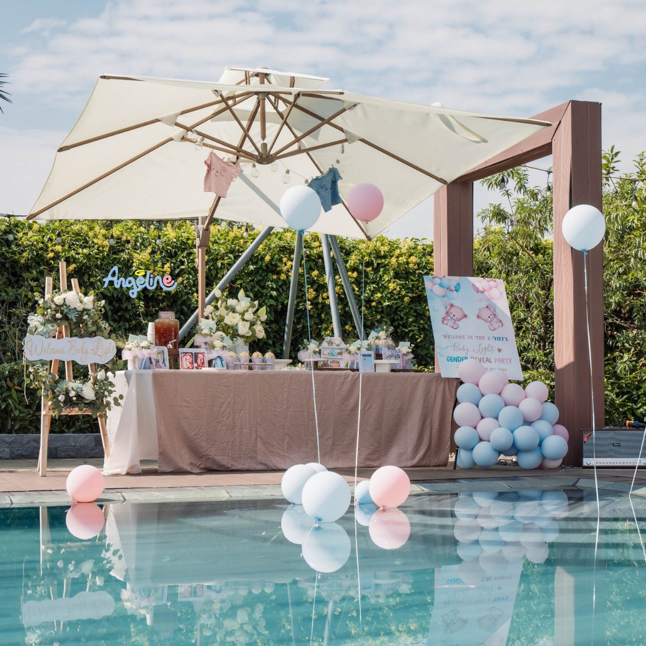Trang trí bữa tiệc BabyShower