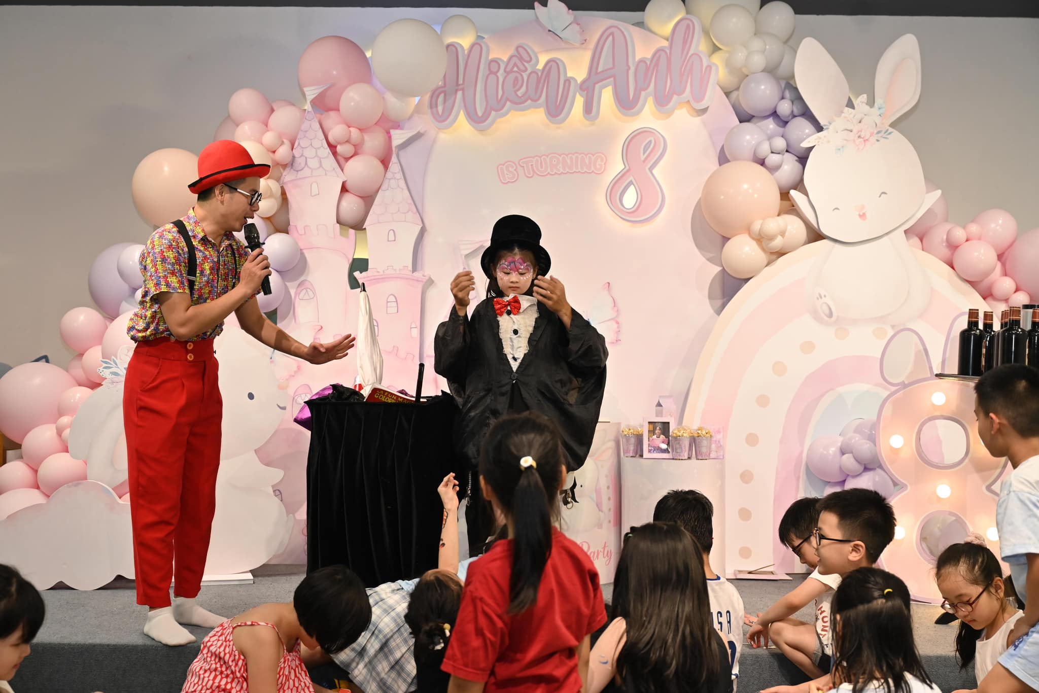 sinh nhật chủ đề lâu đài mộng mơ