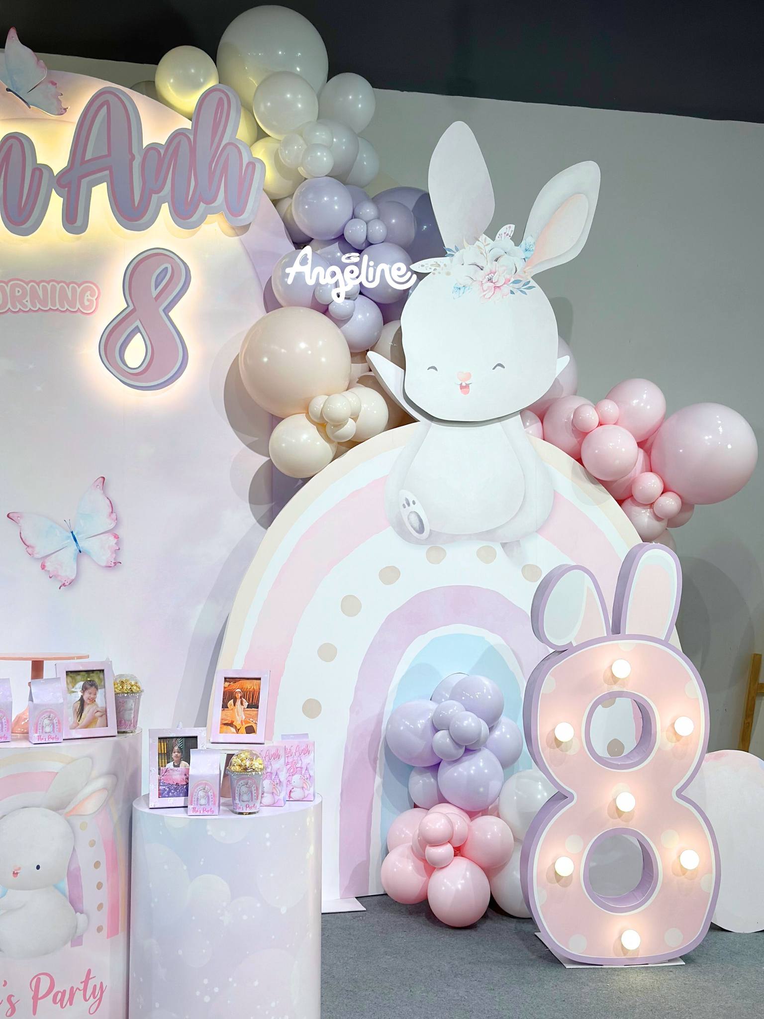 sinh nhật chủ đề lâu đài mộng mơ