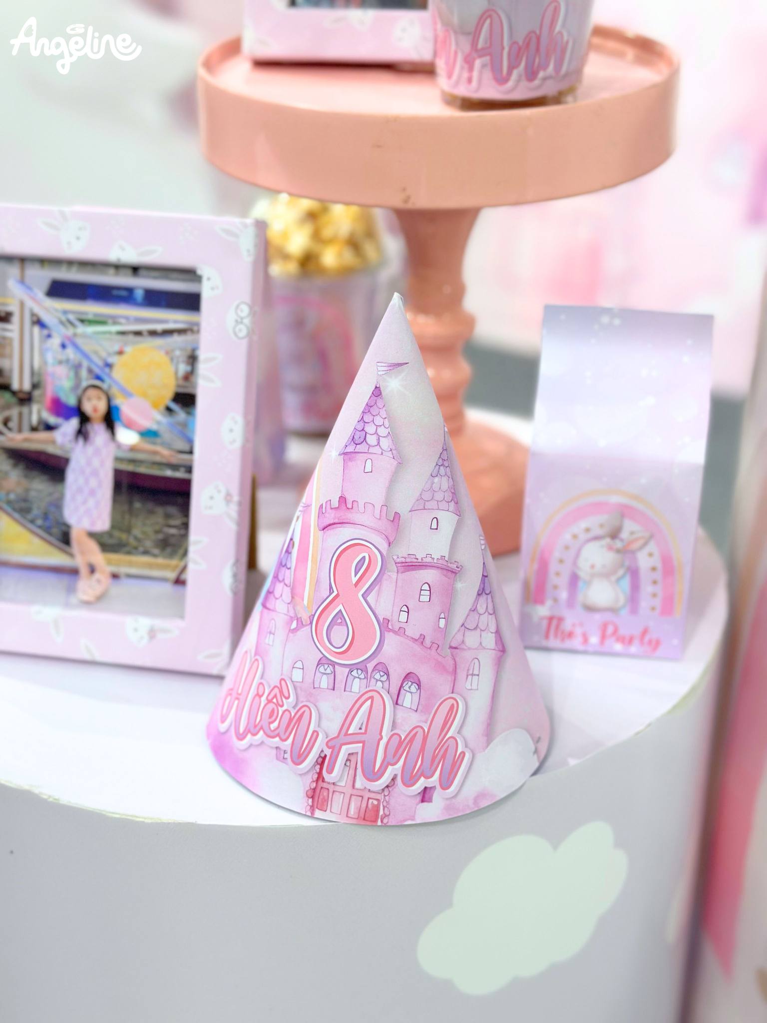sinh nhật chủ đề lâu đài mộng mơ
