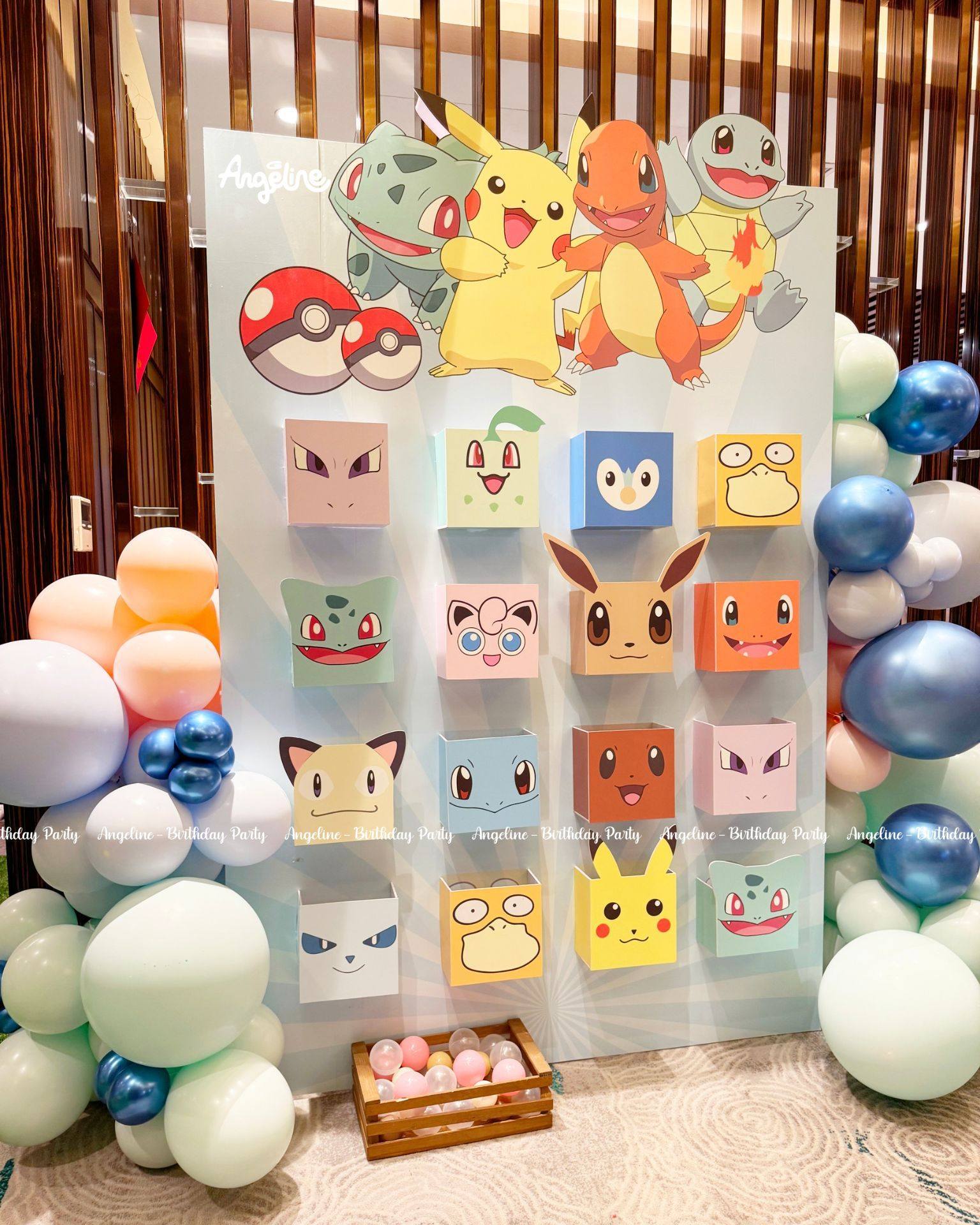 sinh nhật chủ đề pokémon