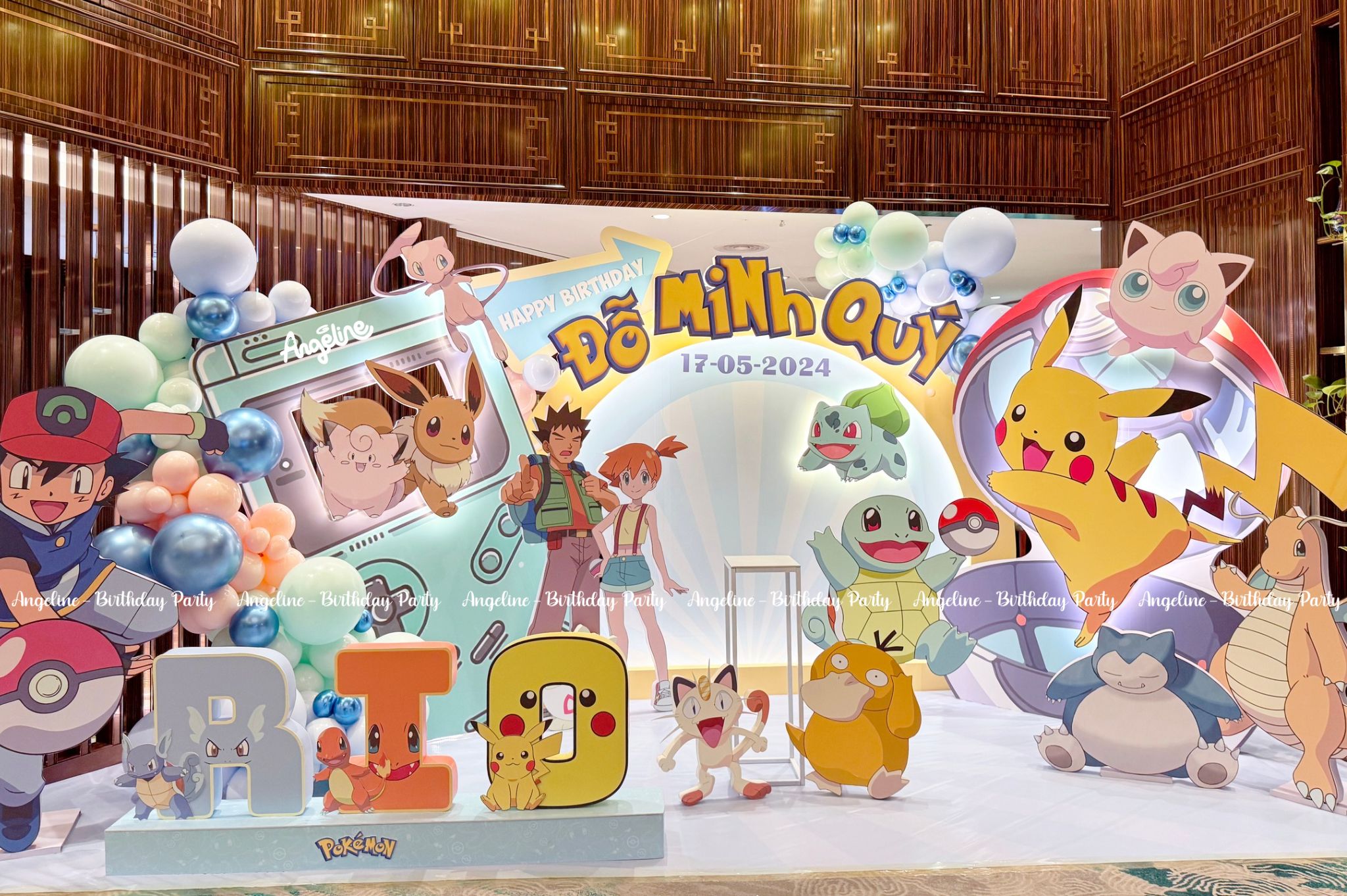 sinh nhật chủ đề pokémon