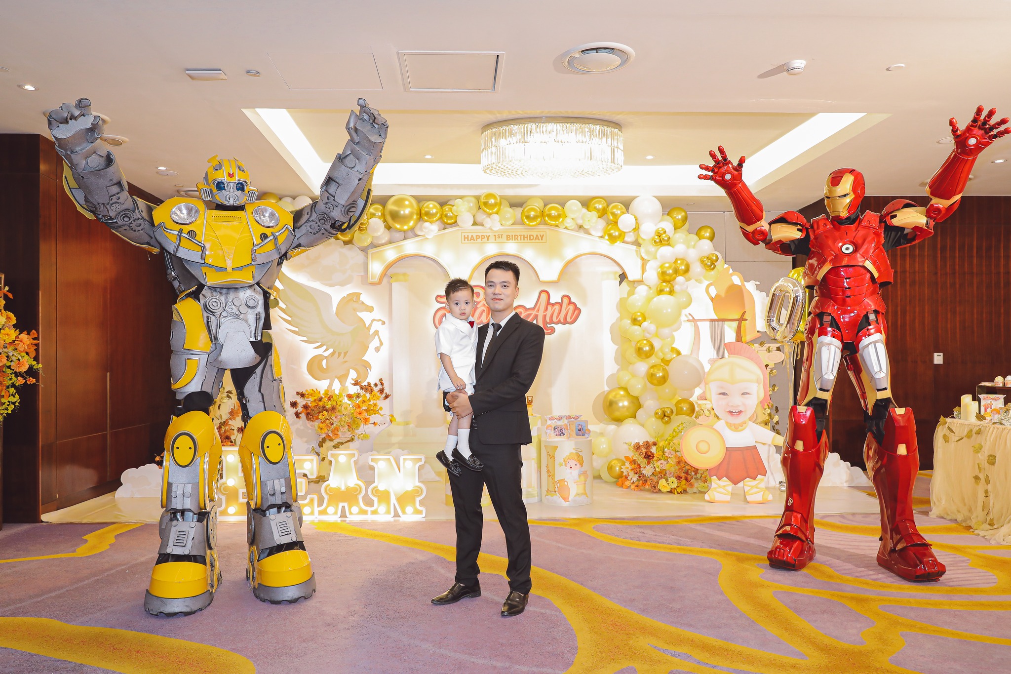 Tổ Chức Thôi Nôi Chủ Đề Chiến Binh La Mã - Bé Tuấn Anh thôi nôi chủ đề chiến binh la mã