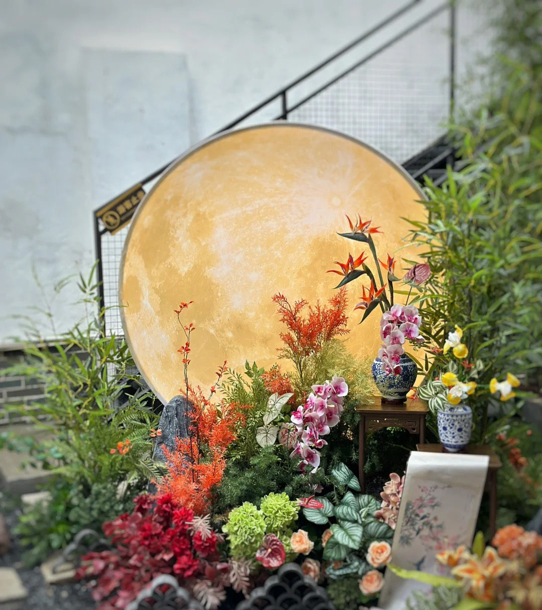 Mẫu trang trí trung thu đẹp cho gia đình