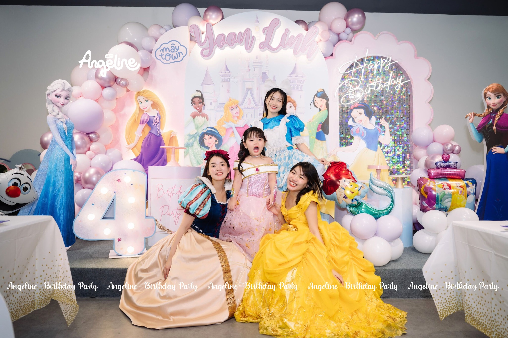 Tiệc sinh nhật chủ đề công chúa