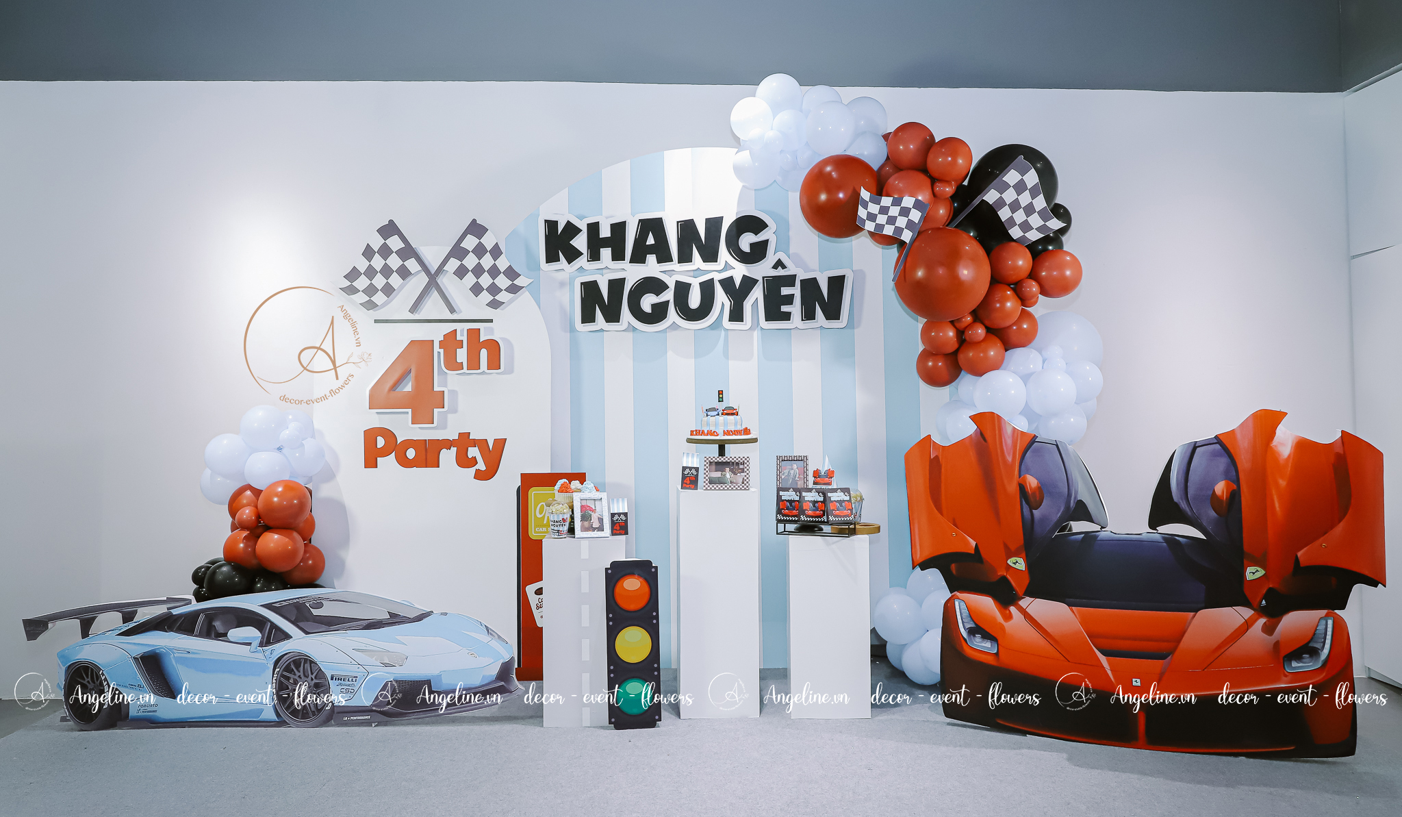 Tiệc sinh nhật chủ đề xe hơi