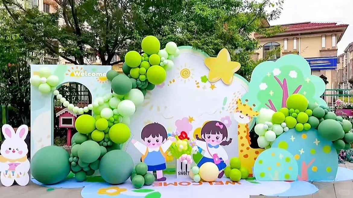 trang trí khai giảng