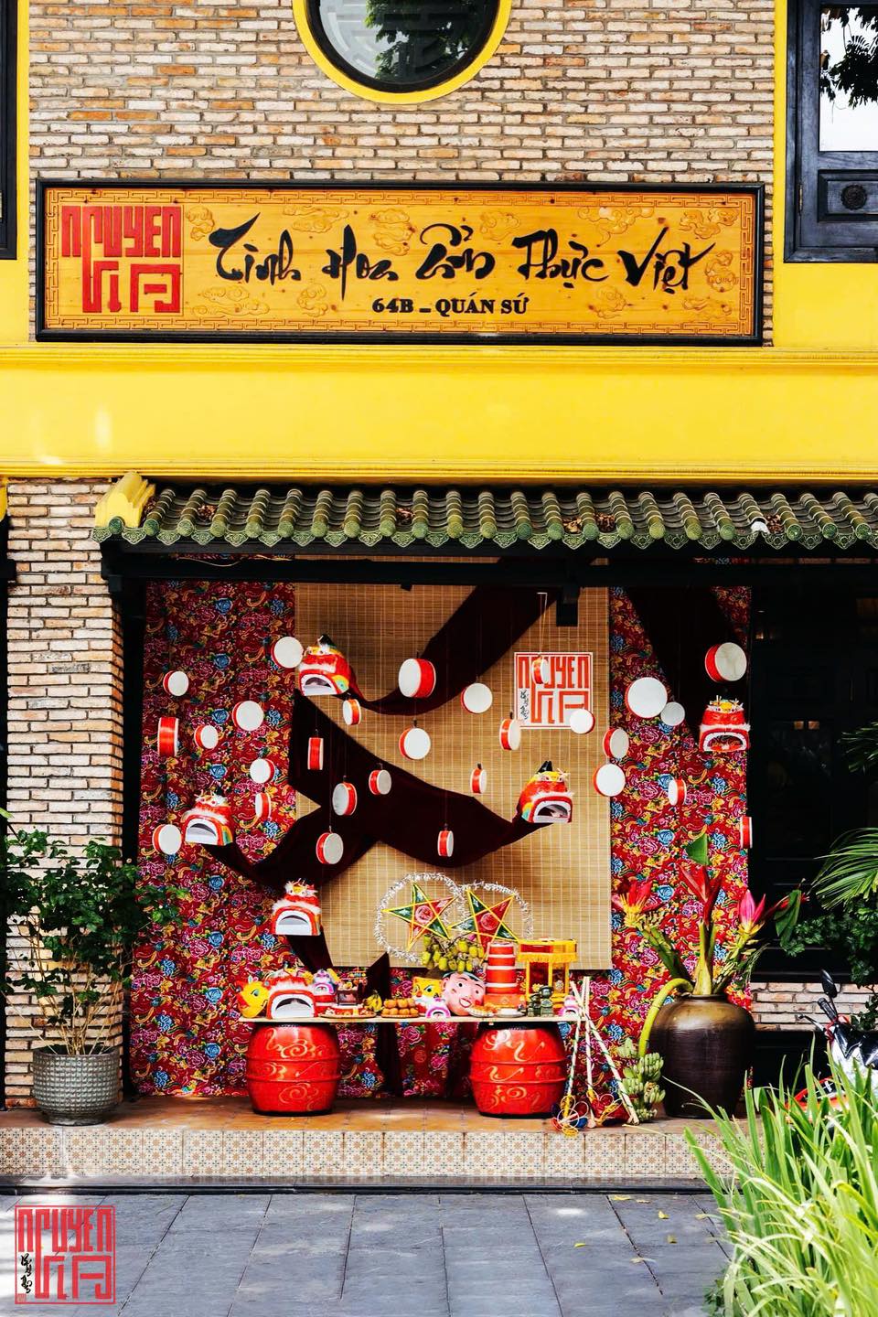 Trang trí trung thu tại nhà hàng