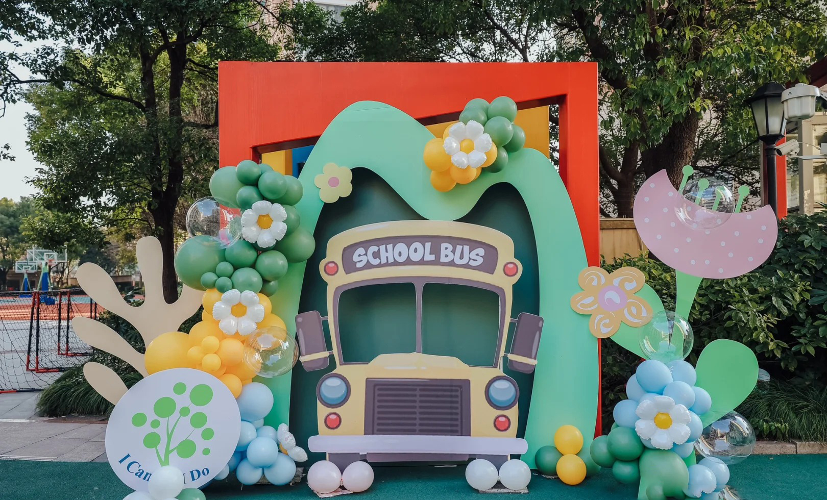 trang trí khai giảng trường tiểu học