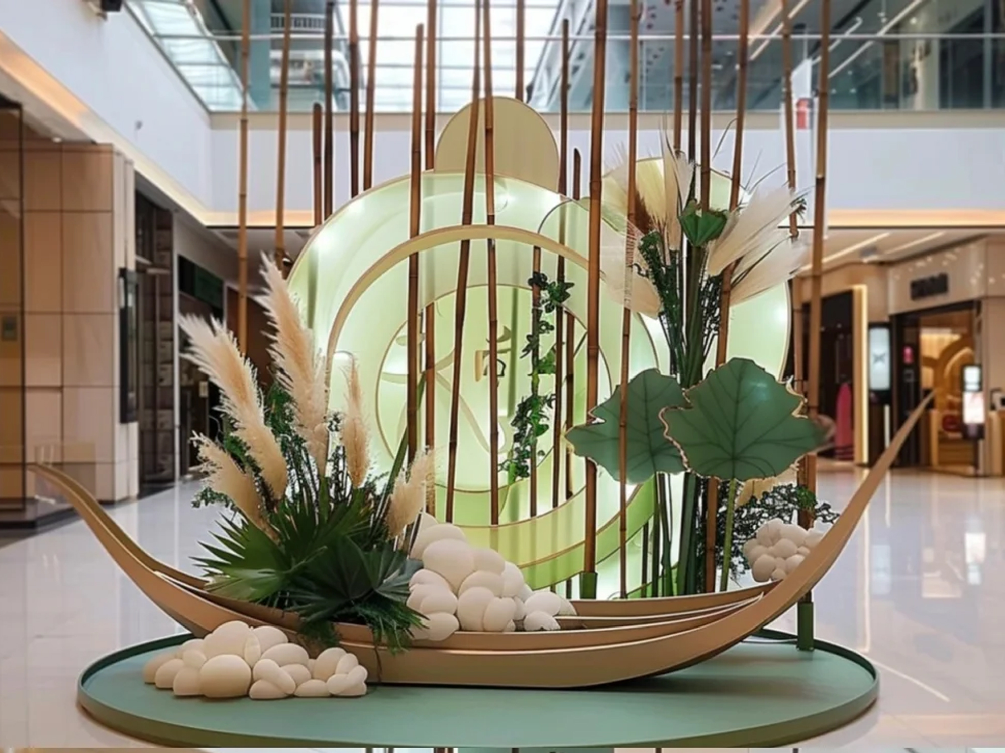 trang trí trung thu bằng vật liệu tự nhiên