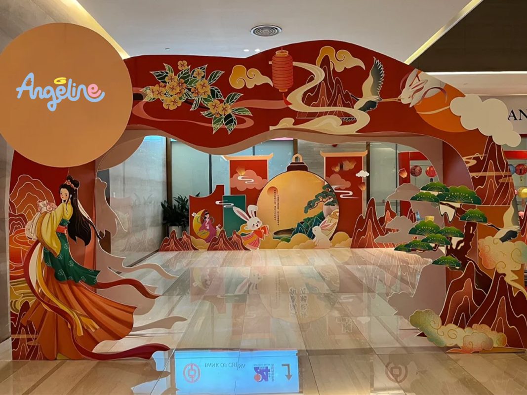 trang trí trung thu cho văn phòng 1