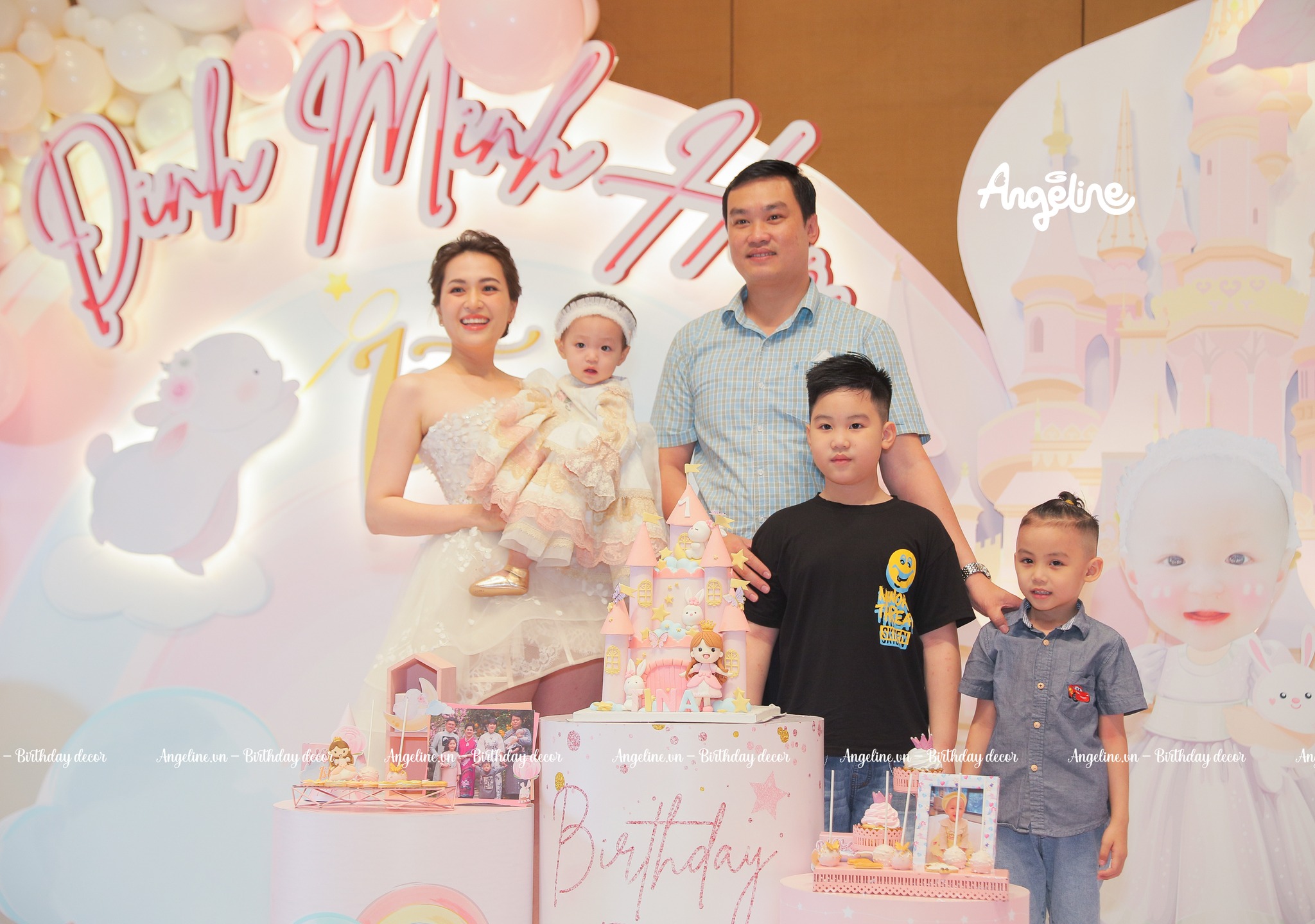 Decor thôi nôi bằng màu sắc pastel