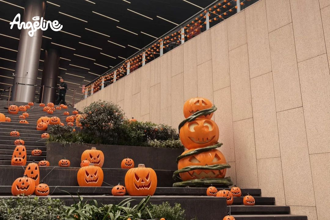 Sử dụng đèn lòng bí ngô để trang trí Halloween