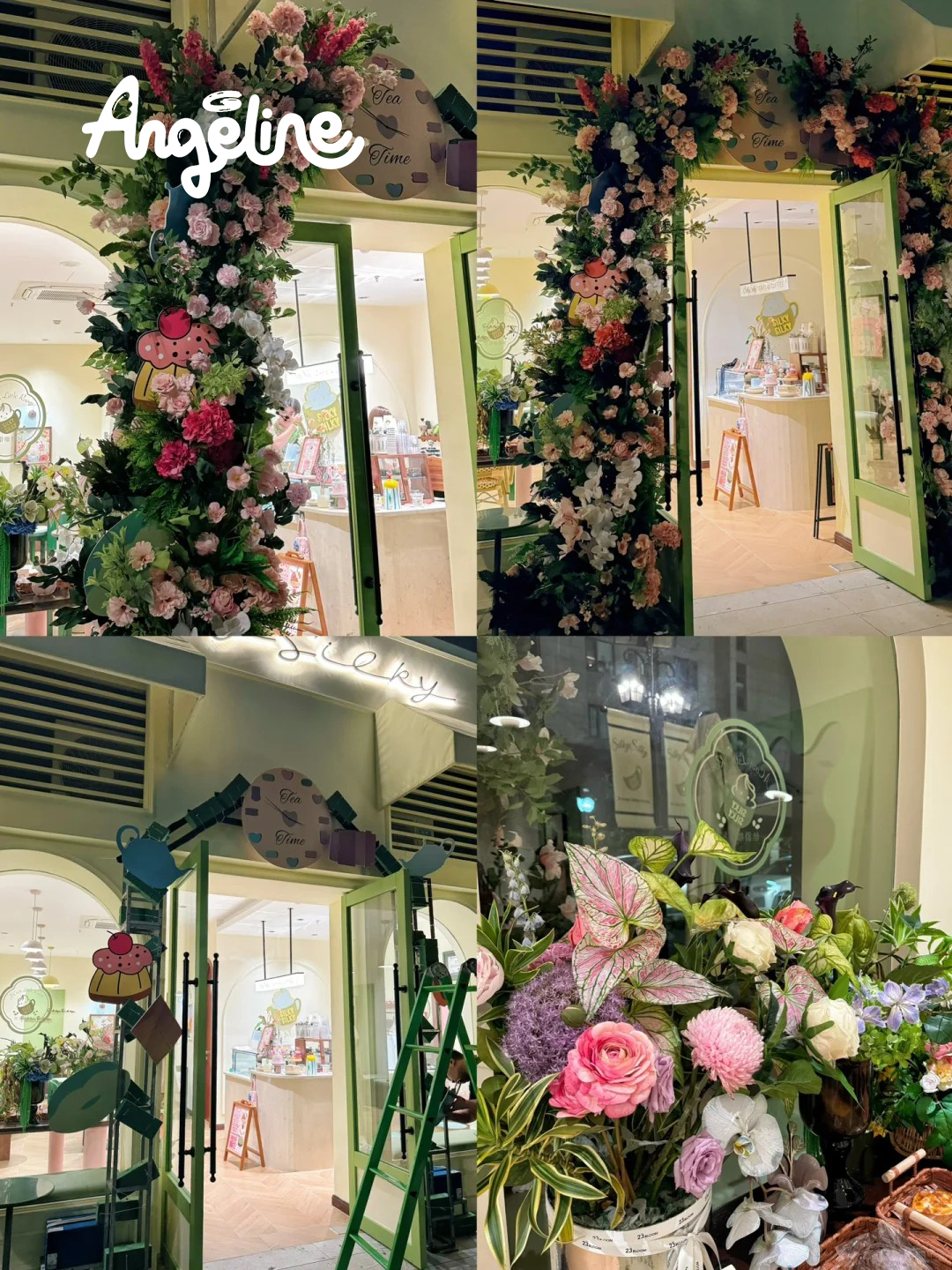 Trang trí 20 tháng 10 tại quán cà phê