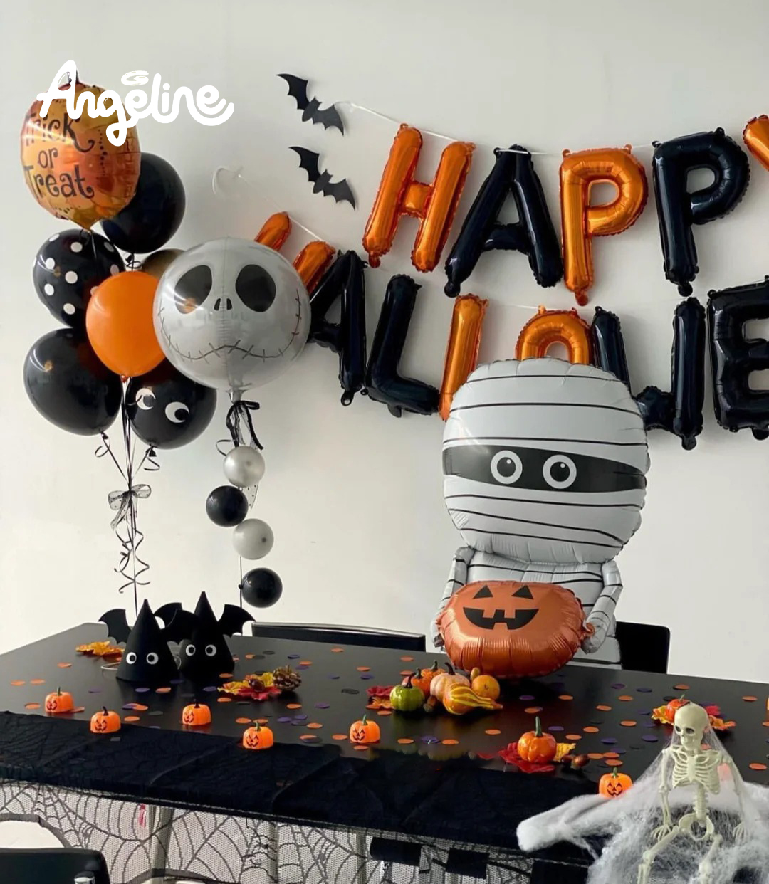 Trang trí Halloween bằng bóng bay