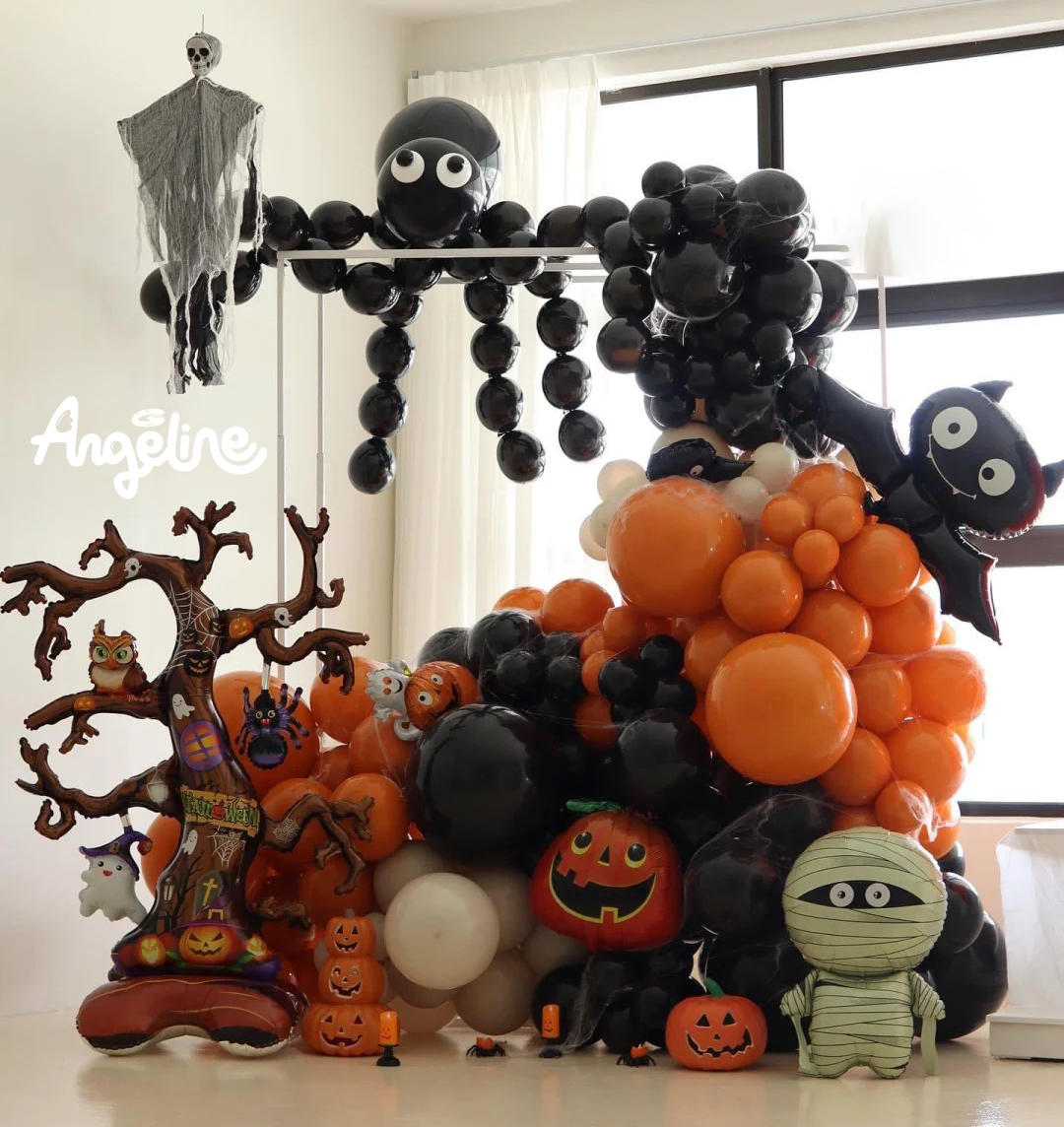 Trang trí Halloween bằng bóng bay