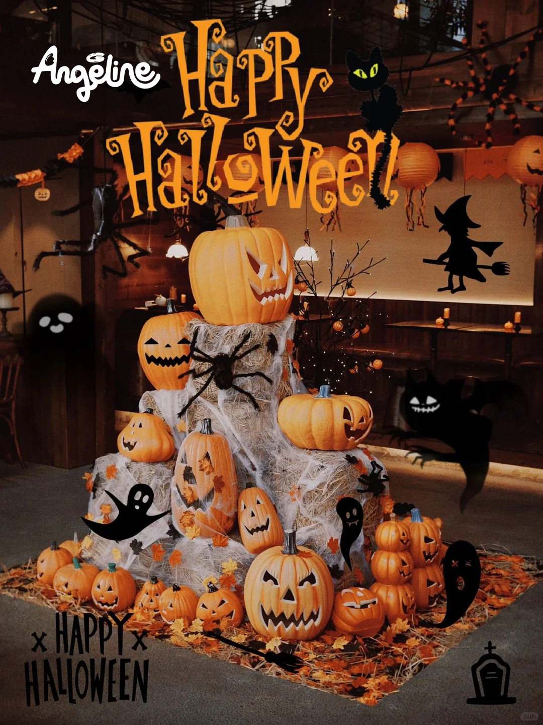 Trang trí Halloween cho nhà hàng