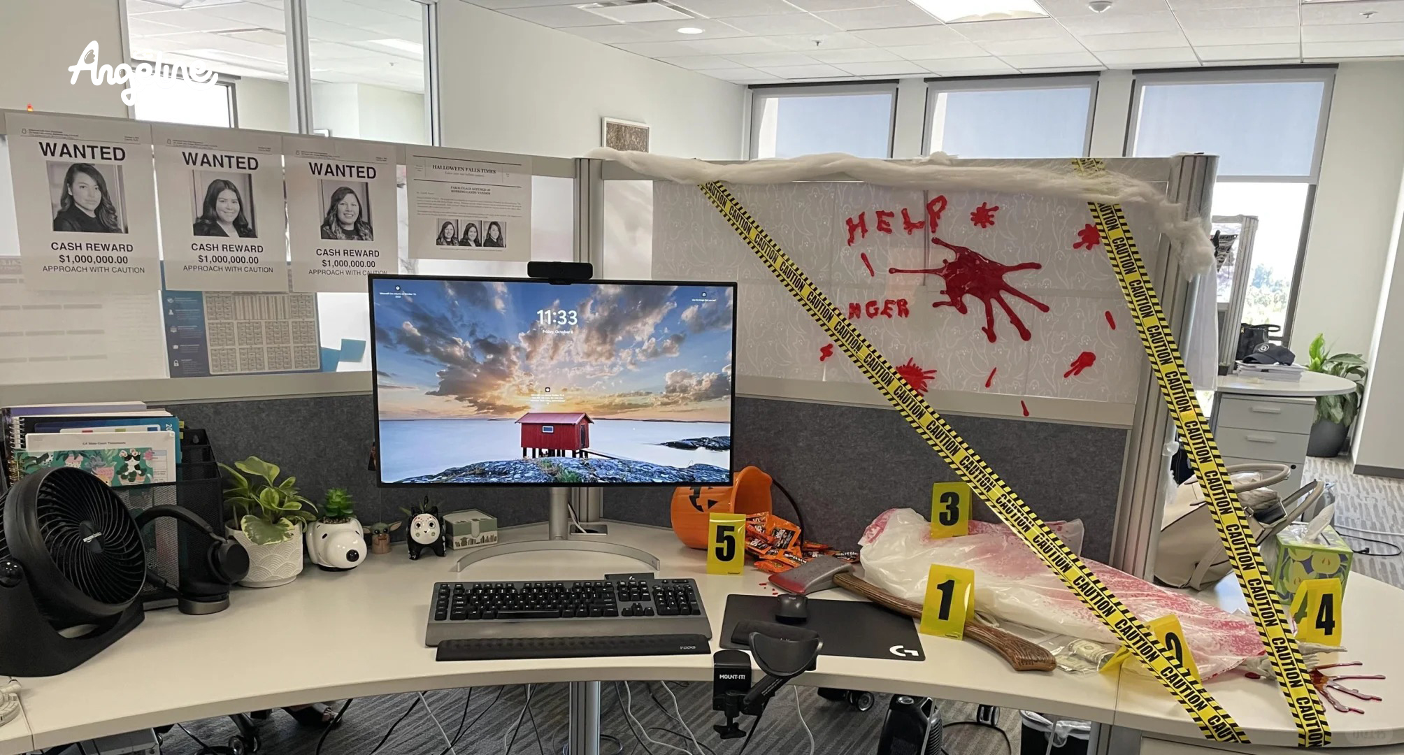 Trang trí Halloween cho văn phòng