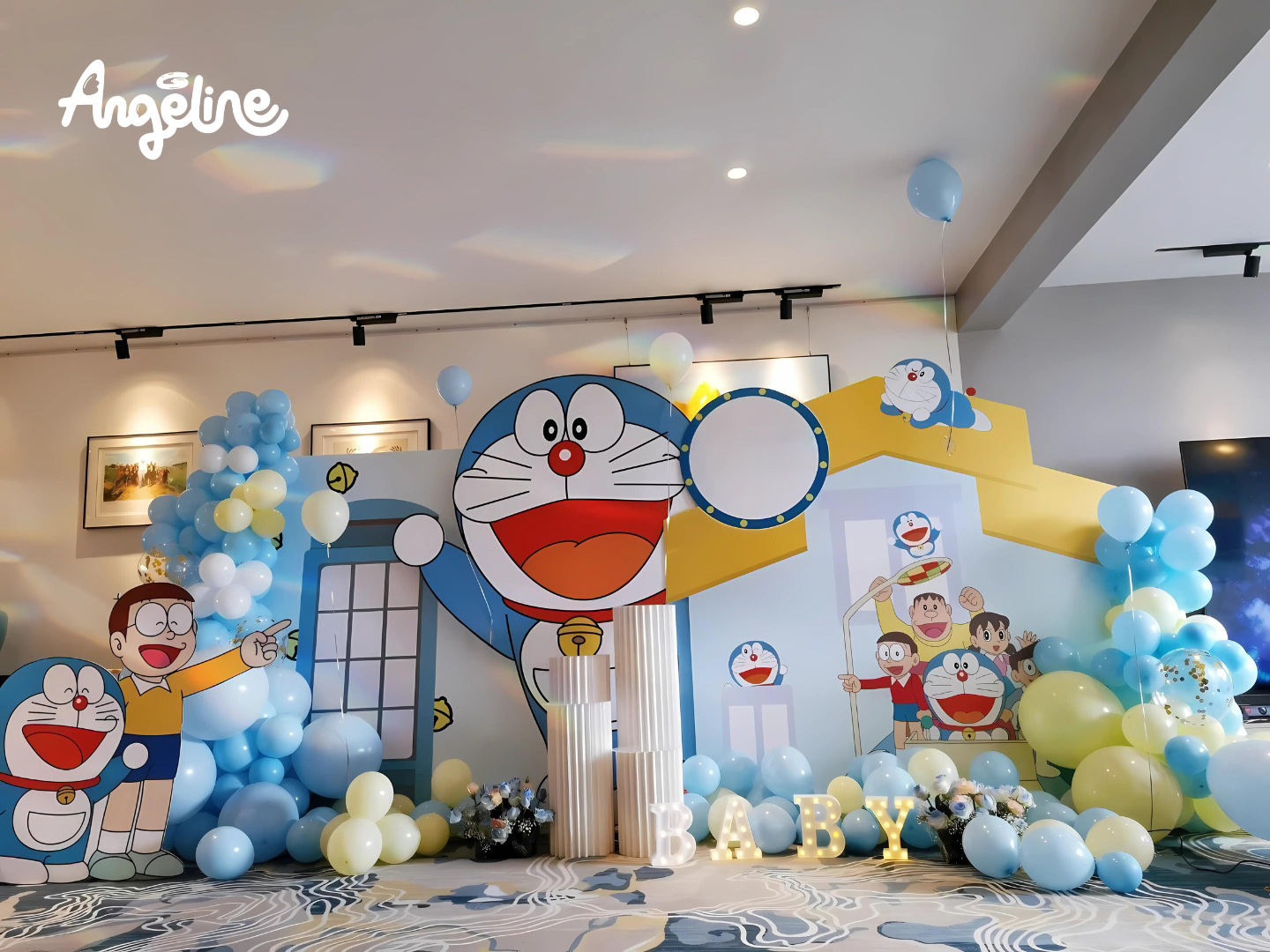 Trang Trí Sinh Nhật Chủ Đề Doremon Cho Bé Trai