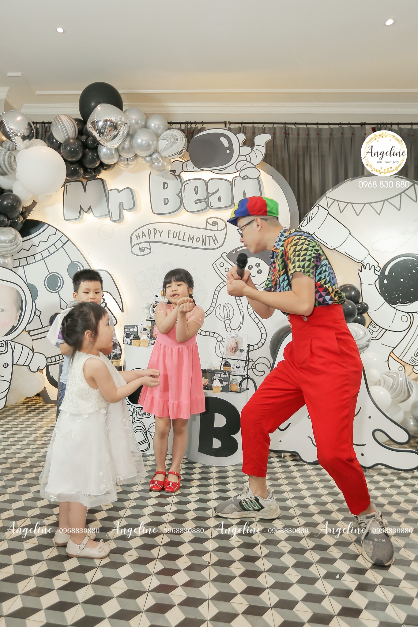 Trang trí sinh nhật concept vũ trụ