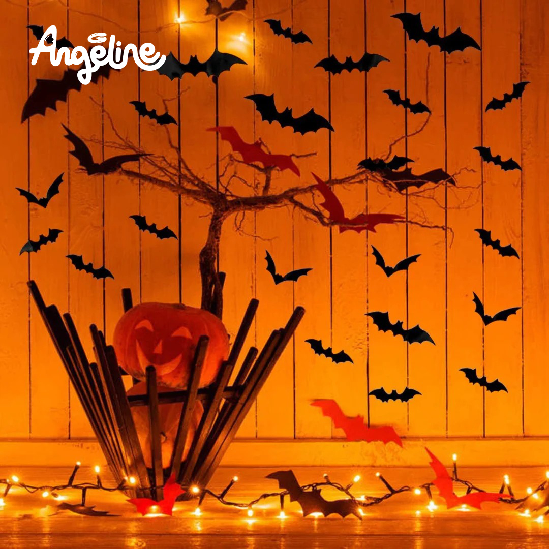 Trang trí tường nhà bằng decal hình dơi