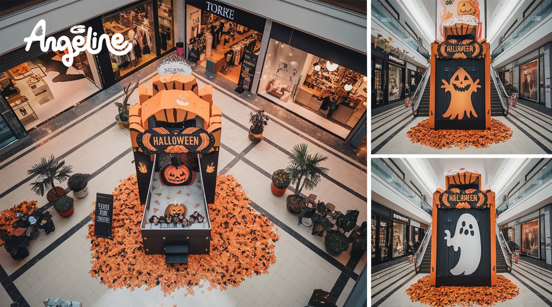 Decor Halloween ở trung tâm thương mại