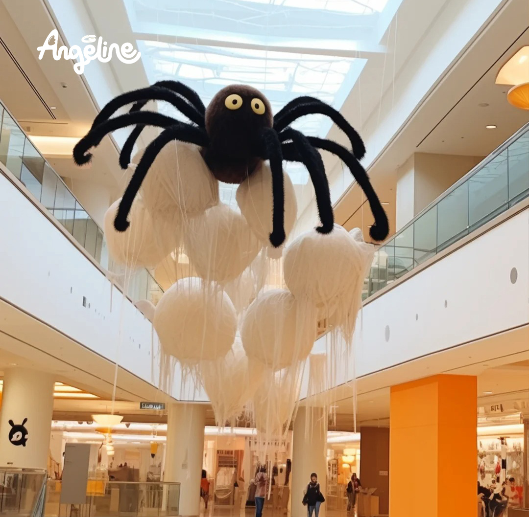Hình ảnh trang trí Halloween ở trung tâm thương mại