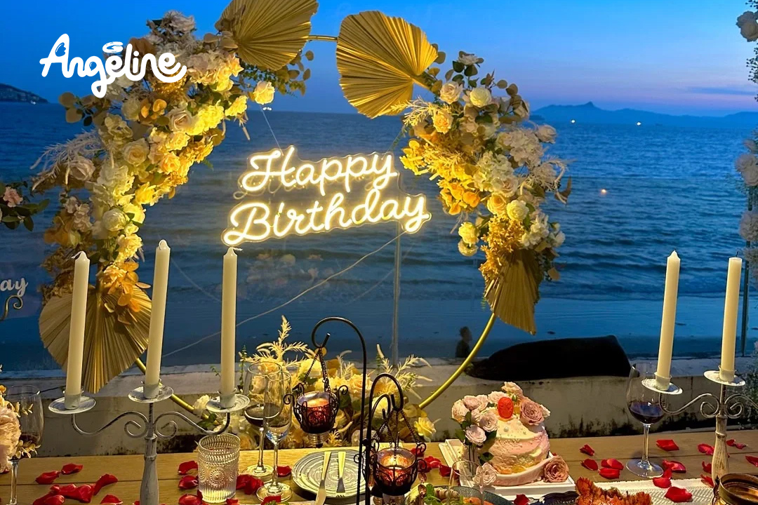 Tổ chức sinh nhật ở biển