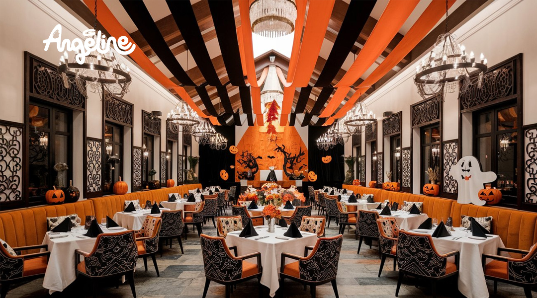 Trang trí Halloween cho nhà hàng