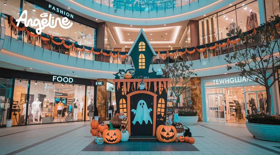 Trang trí Halloween cho trung tâm thương mại