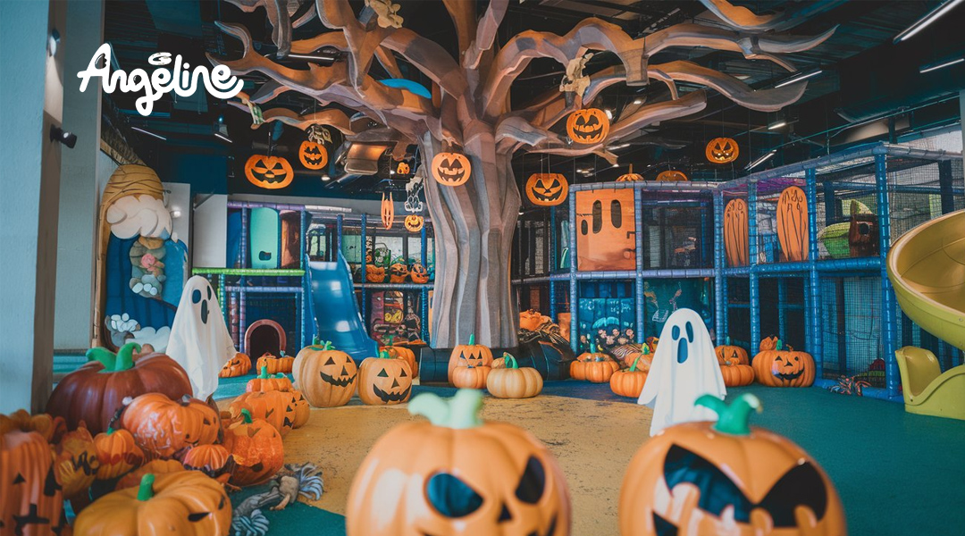 Trang trí Halloween khu vui chơi trẻ em