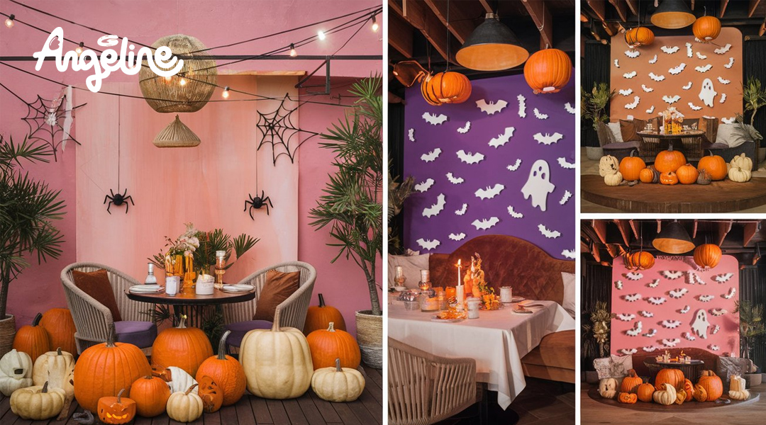 Trang trí Halloween ở nhà hàng