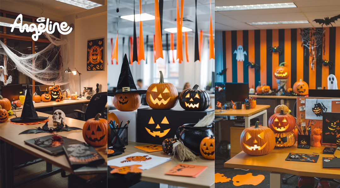 Trang trí Halloween ở văn phòng