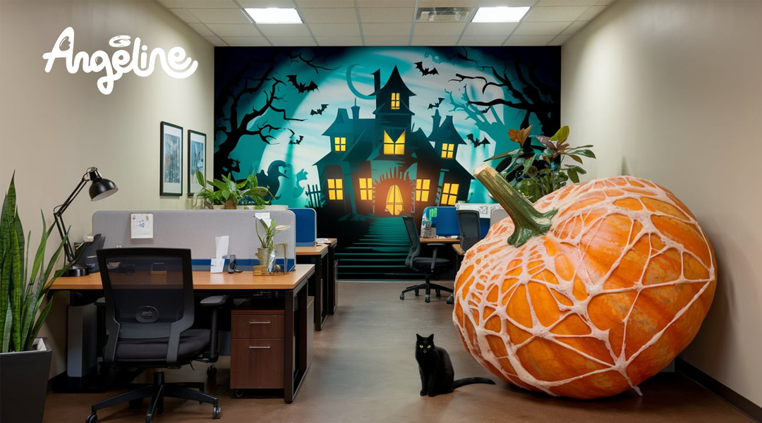 Trang trí halloween cho công ty